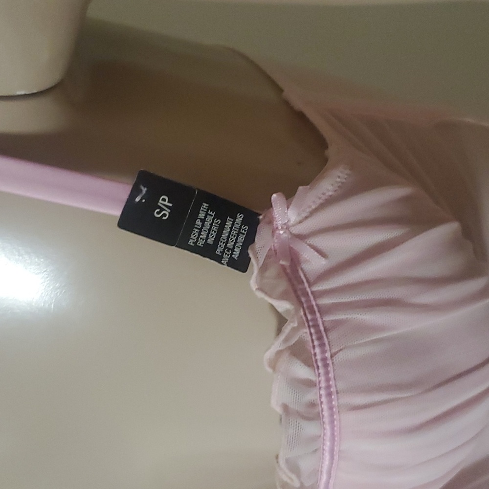 NWT Vintage La Senza Lingerie Corset Thong and Garter Belt Rare - Picture 4 of 11